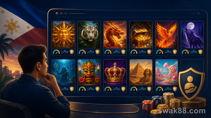 Top slot games compared by RTP and volatility