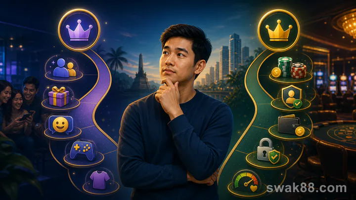 Social VIP slots compared with real-money VIP programs