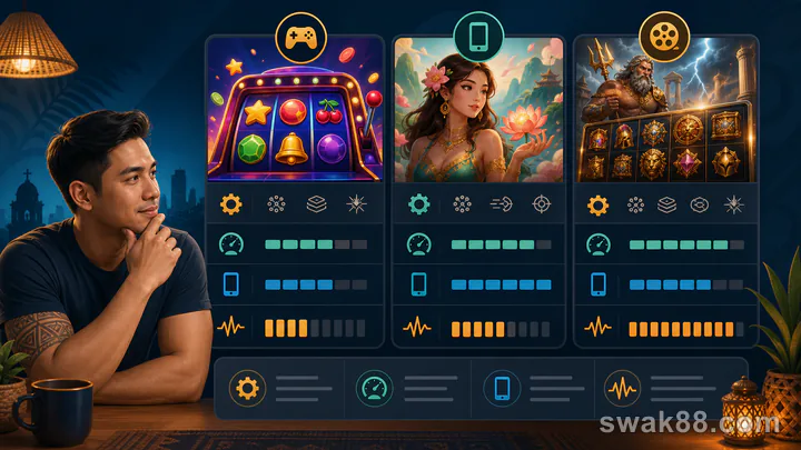 Comparing online slot software styles in the Philippines